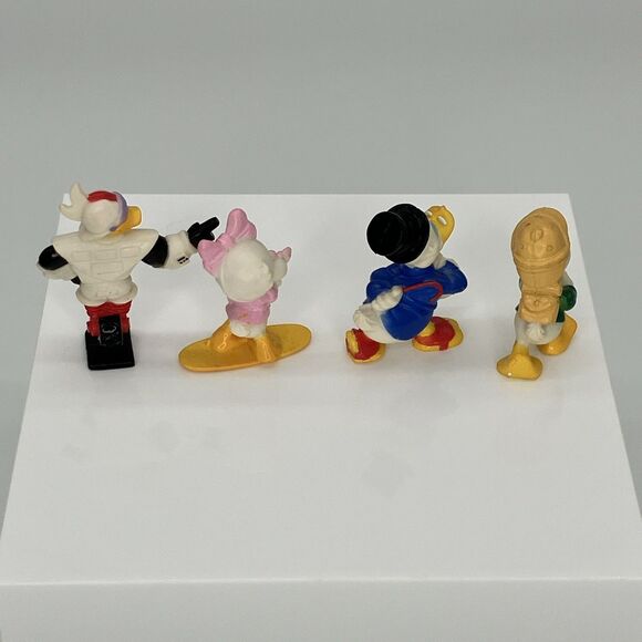 Lot of 4 Vintage Disney 1991 Kellogg Duck Tales Cereal Toy Figures Cake Toppers - Picture 4 of 8